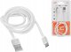 Kabel USB - Micro USB 1m, oplot, biały, LX8451 2