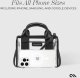 Case-Mate Micro Tote Bag - Wodoodporna torba na ramię (Midnight Black/Clear) 6