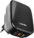 Wydajna Ładowarka 32W 3 porty USB PD QC Ldnio Q334 black super szybkie ładowanie 4
