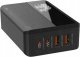 Ładowarka Sieciowa GaN 65W PD Quick Charge 3.0 4-portowa z Wyświetlaczem Ochrona 9S 10