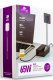 Ładowarka Sieciowa GaN 65W PD Quick Charge 3.0 4-portowa z Wyświetlaczem Ochrona 9S 5