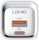 Ładowarka USB 20W PD QC3.0 kabel USB-A Lightning LDNIO A2318C_UL 2