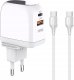 Ładowarka USB 30W panel LED kabel USB-C USB-C LDNIO A2522C_CC 4