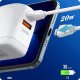 Ładowarka USB 30W panel LED kabel USB-C USB-C LDNIO A2522C_CC 5