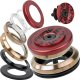 Stery zintegrowane Dartmoor Blink, taper 1.5"-1-1/8" lub standard 1-1/8"-1-1/8", IS42/IS52, czerwone anodowane 2