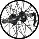 Koło tył MTB 27,5", JY-752DSE, wolnobieg, szprychy SLE, czarne, v-brake 2