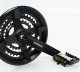 Pedały platformowe XLC MTB PD-M03, 9/16" czarno-srebrne 10