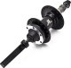 Piasta tylna Joytech JY-D242DSE, 36H, wolnobieg, hamulec tarczowy, QR, czarna 1