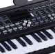 Elektryczny keyboard dla początkujących i dla dzieci MusicMate MM-02 czarny 5