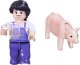 Klocki Elefun Metropolis Farma 8829 - 2084 el. 9