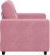 vidaXL Sofa Fotel Różowy 60 cm Aksamit 5