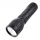 Latarka czarna  MQ-D002 + baterie 3xAAA 1