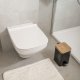 Zestaw Akcesoriów do Łazienki Yoka Home - Kosz na śmieci & Stojak na szczotkę i papier toaletowy, czarny bambus - Yoka 1