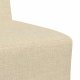 vidaXL Sofa Fotel Kremowy 55 cm Tkanina 7