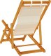 vidaXL Krzesła plażowe Zestaw 2 Kremowy Textilene 61.5 x 110 x 97 cm 5