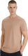 Koszulka męska 4F M2074 beżowa 4FWSS25TTSHM2074 83S S 1