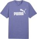 Koszulka męska Puma Ess No.1 Logo Heathear Tee fioletowa 682551 46 L 1