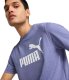 Koszulka męska Puma Ess No.1 Logo Heathear Tee fioletowa 682551 46 L 2