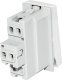 GNIAZDO NATYNKOWE POJEDYNCZE Z ŁĄCZNIKIEM ATLO-S1IP5-SW 220... 240V 10A ATLO 4