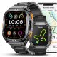 SMARTWATCH MĘSKI GPS PŁYWANIE WODOODPORNY SEN ROZMOWY SMART WATCH + 2 PASKI 1