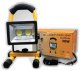 SuperLed Akumulatorowy roboczy halogen LED 30W 2400lm 2 COB funkcja flash IP65 7