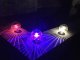 Lampka pływająca kolorowa kulka fi 10cm do basenu oczka wodnego RGB 3