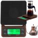 Waga kuchenna do parzenia kawy elektroniczna dokładna stoper tara 5kg 0,1g 1
