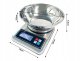 Elektroniczna waga kuchenna z misą 5kg/1g cyfrowa precyzyjna metalowa 15