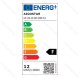 2 x Żarówka LED 12W 1170lm biała kulka G45 E14  zimna 6