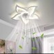 Nowoczesna Lampa Sufitowa z Wiatrakiem LED Plafon z Pilotem BT Wiatrak 8