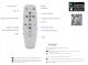 Nowoczesna Lampa Sufitowa LED Plafon z Pilotem BT Biała 4
