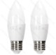 2 x Żarówka świeczka mleczna LED C37 E27 11W=75W 1060lm Ciepła 1