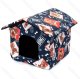 Buda M 48x45x39cm ciepły domek dla psa lub kota wygodna i przytulna 4