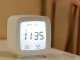 Zegar budzik z datą i temperaturą z funkcją drzemki lcd wilgoć w powietrzu 5