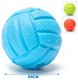 Mini piłka siatkowa 6cm dla psa zabawka gryzak dla psa z dźwiękiem 6