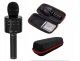 Mikrofon bezprzewodowy bluetooth głośnik karaoke okrągły z etui różne tryby 7