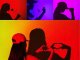 Projektor lampa lampka zachód wschód imitacja słońca led rgb usb + pilot 2