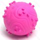 Mała piłka 6cm z wypustkami zabawka gryzak dla psa z piszczkiem 4
