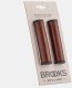 Brooks Chwyty BROOKS WILLOW LEATHER GRIPS, Brown, Rozmiar 130/130 4