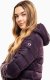 Kurtka damska Champion Hooded Polyfilled fioletowa 117568 VS503 S 2