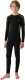 Bielizna termoaktwna termiczna bezszwowa dla chłopca bluza legginsy 4F M149 zielono-czarna 4FJWAW24USEAM149 45S 128-134cm 1