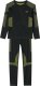 Bielizna termoaktwna termiczna bezszwowa dla chłopca bluza legginsy 4F M149 zielono-czarna 4FJWAW24USEAM149 45S 128-134cm 1