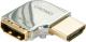Adapter AV Lindy HDMI - HDMI srebrny (41507) 1