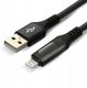 Kabel USB Usams USB-A - Lightning 1 m Czarny (CBB-1IBL) 1