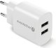 Ładowarka sieciowa 2 x USB 2.4A biała 5