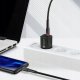Kabel pleciony USB-C -> USB-C 2m 240W RGB czarny 1