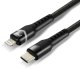 Kabel USB Usams USB-C - Lightning 1 m Czarny (CBB-1CIR) 3