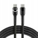 Kabel USB Usams USB-C - USB-C 1 m Czarny (CBB-1PDRS) 2