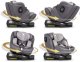 Fotelik samochodowy Nukido Prestige Line szary 0-36 kg ISOFIX 5