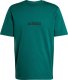 Koszulka męska adidas Essentials Linear Single zielona JE8997 S 2